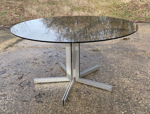 Grande table verre alu - grande,